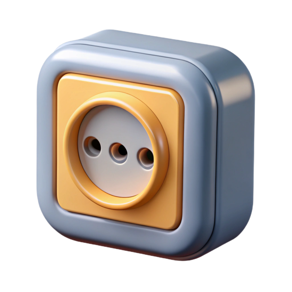 tranquil radiant Electrical outlet, NO BACKGROUND with Transparent Background. artisan png