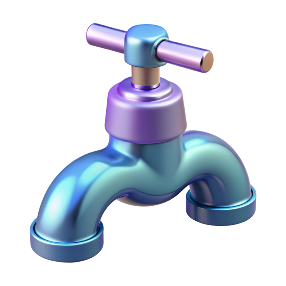 magnificent calm urban Faucet, NO BACKGROUND with Transparent Background. museum quality png