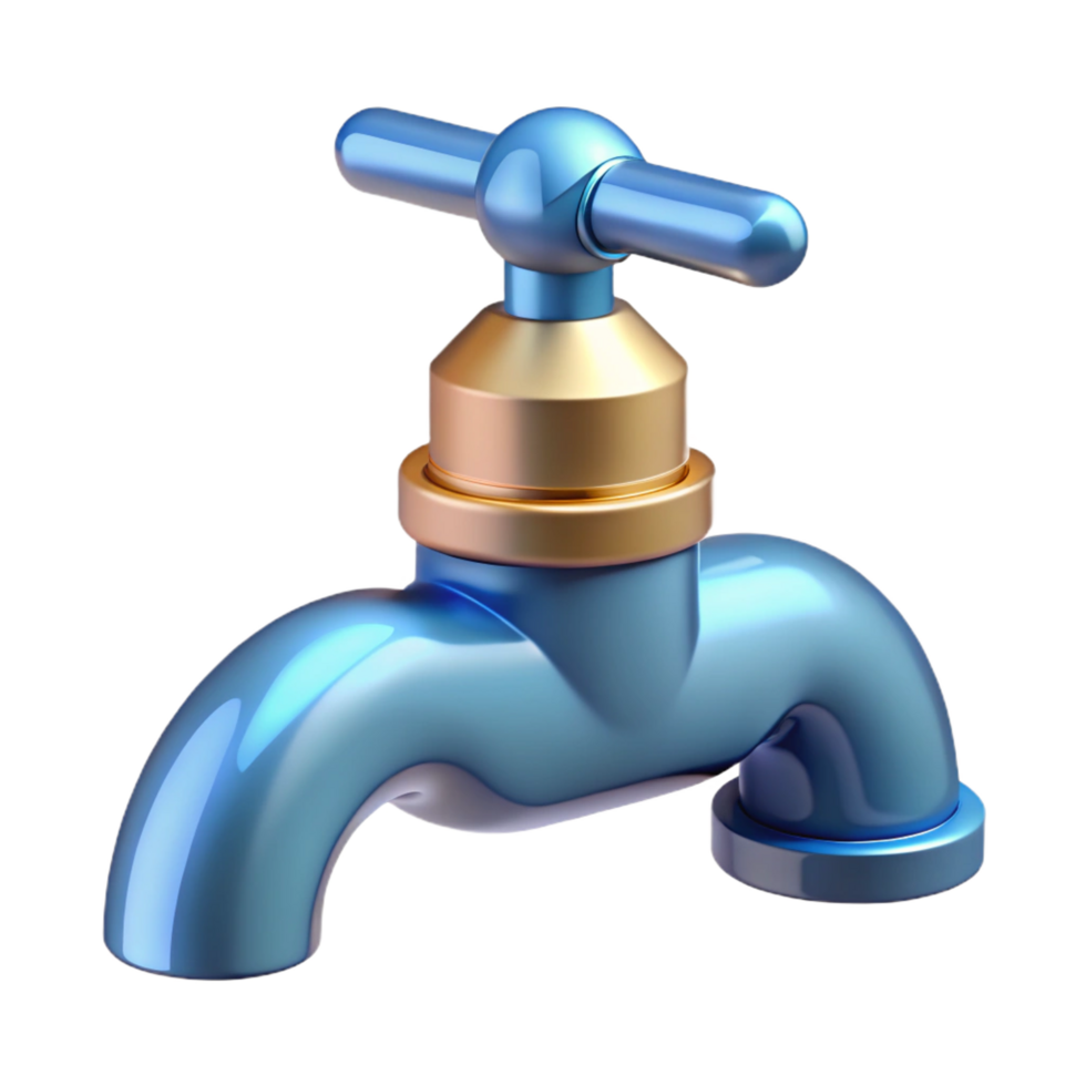 striking sought-after Faucet, NO BACKGROUND with Transparent Background. png
