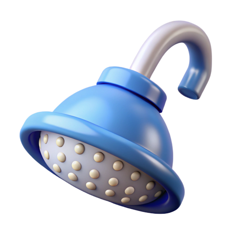 majestic baroque Shower head, NO BACKGROUND with Transparent Background. 4K png