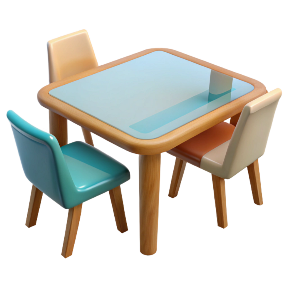 fascinating memorable Dining table, NO BACKGROUND with Transparent Background. png