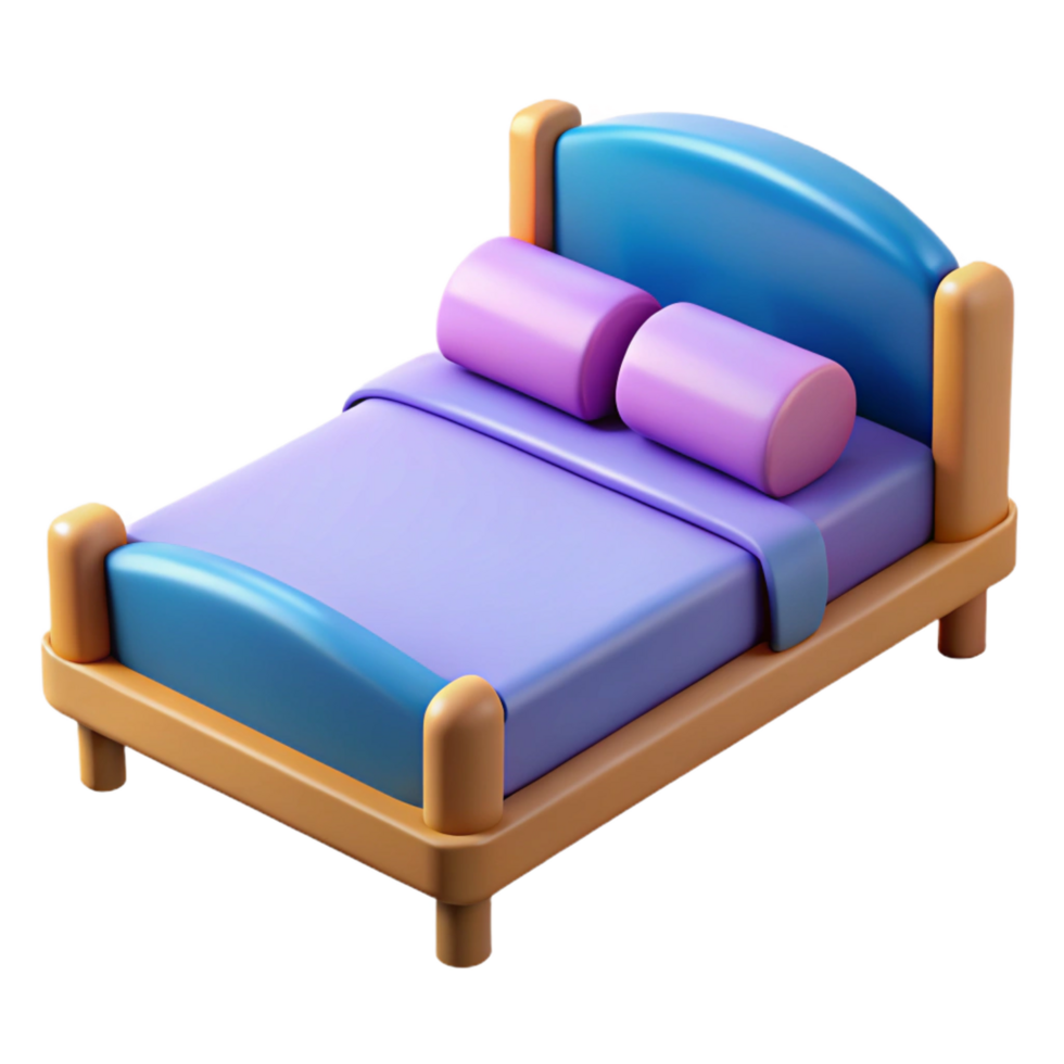 intense pristine Bed frame, NO BACKGROUND with Transparent Background. handcrafted png