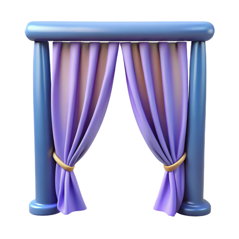 melancholic wonderful Curtain, NO BACKGROUND with Transparent Background. exclusive png