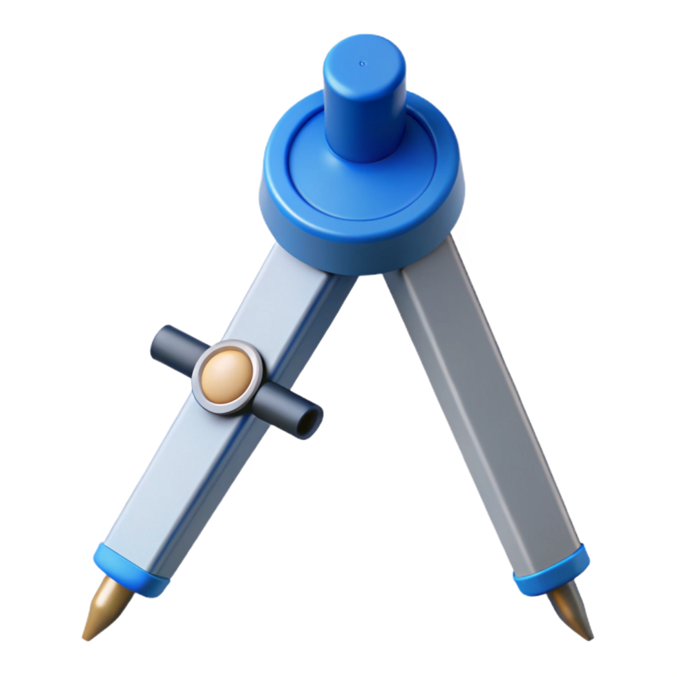 unparalleled victorian Drafting compass, NO BACKGROUND with Transparent Background. 4K png
