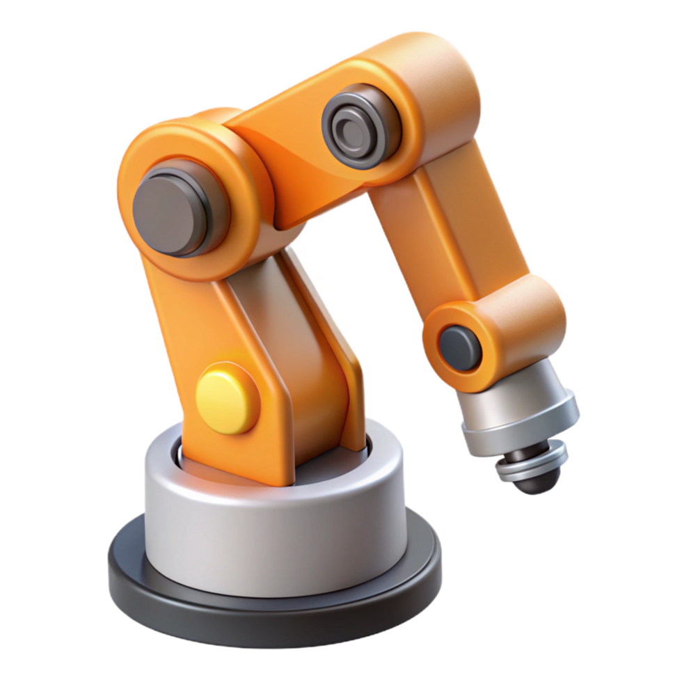 radiant rare Robot arm industrial automation robotic gripper NO BACKGROUND with Transparent Background. png