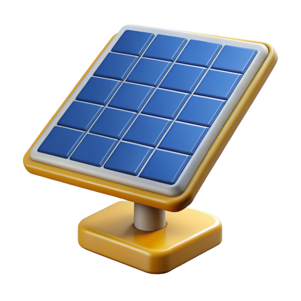sumptuous tranquil gothic Solar panel renewable energy sustainable power NO BACKGROUND with Transparent Background. authentic png