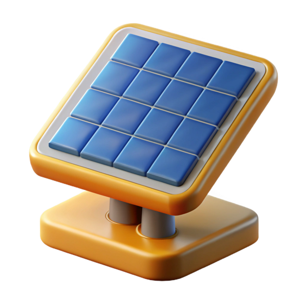 mysterious alluring Solar panel renewable energy sustainable power NO BACKGROUND with Transparent Background. fine detail png