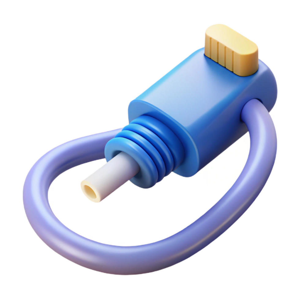 quintessential vintage Ethernet cable network connection internet access NO BACKGROUND with Transparent Background. professional png
