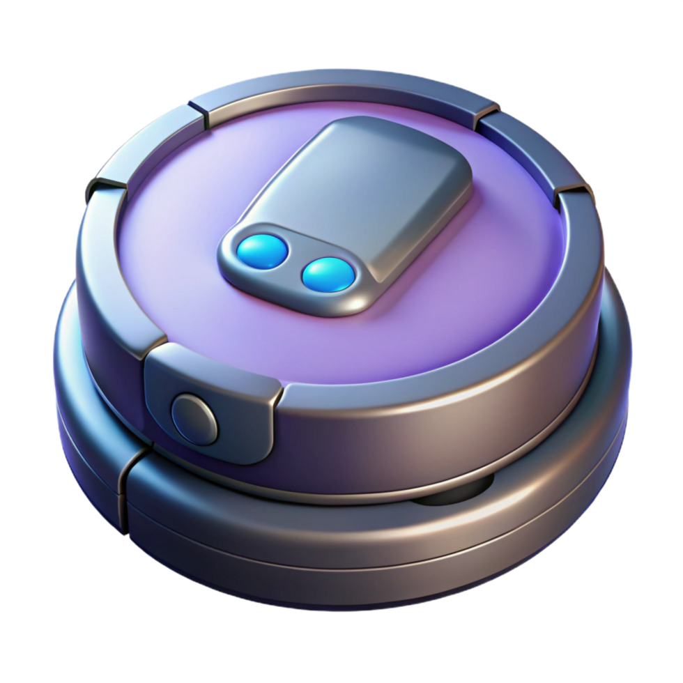 immaculate baroque Robot vacuum cleaner automated cleaning technology NO BACKGROUND with Transparent Background. original png