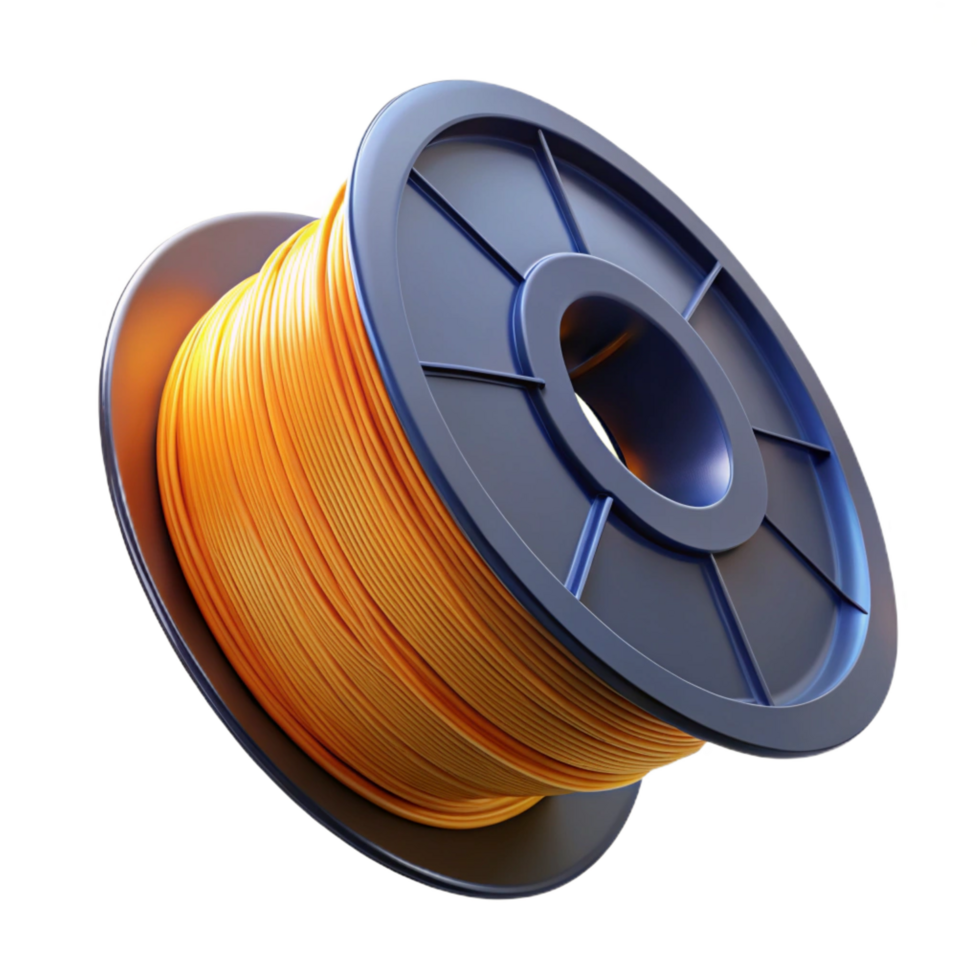 serene exceptional 3D printer filament spool PLA ABS material NO BACKGROUND with Transparent Background. png