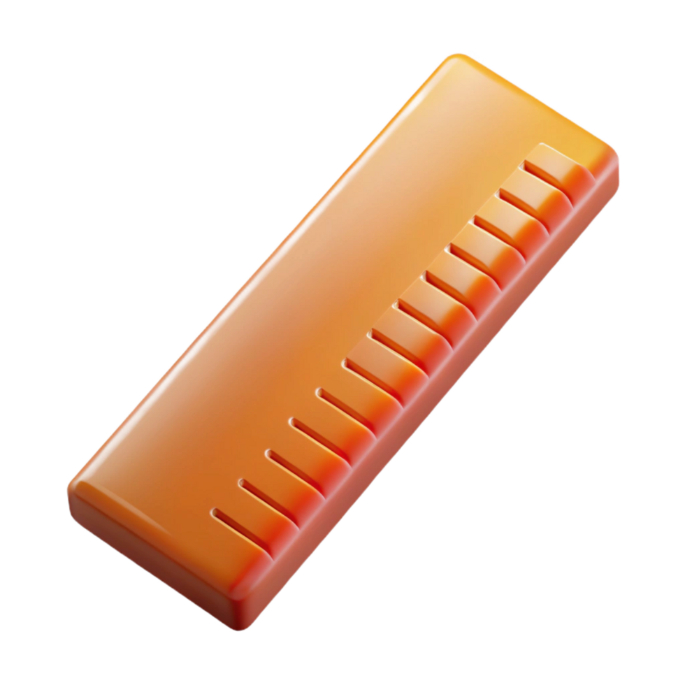 joyful extraordinary Architectural scale ruler, NO BACKGROUND with Transparent Background. luxury png