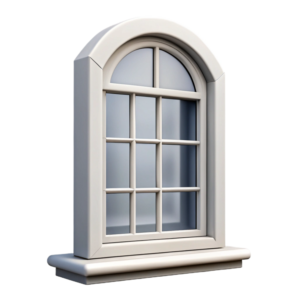 notable classic Window frame, white, NO BACKGROUND with Transparent Background. exclusive png