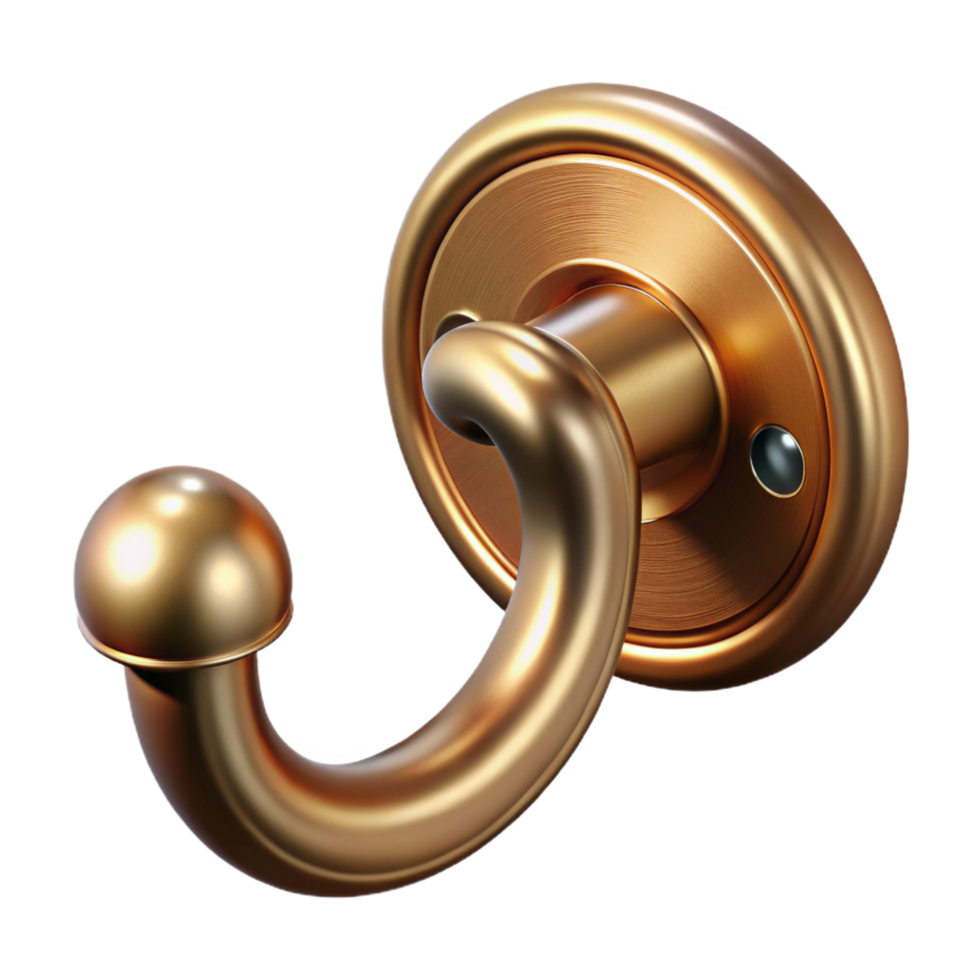 radiant organic Door handle, brass, NO BACKGROUND with Transparent Background. museum quality png