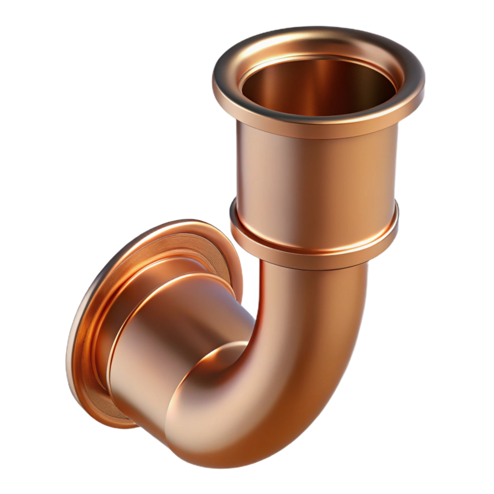 wonderful memorable Downspout, copper, NO BACKGROUND with Transparent Background. png