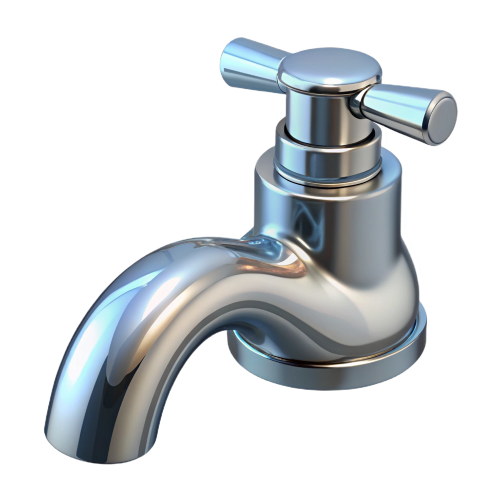 majestic distinguished Faucet, chrome, NO BACKGROUND with Transparent Background. png