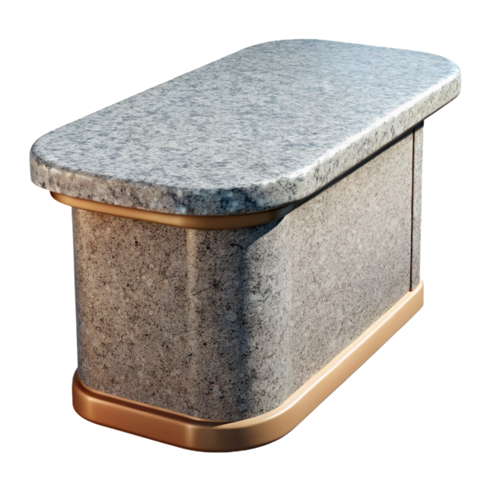 notable elegant Countertop, granite, NO BACKGROUND with Transparent Background. impeccable png