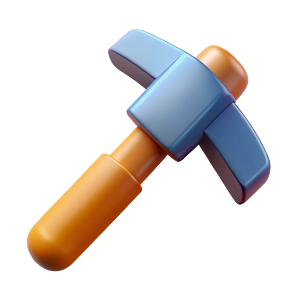 unparalleled artistic Hammer, NO BACKGROUND with Transparent Background. high quality png