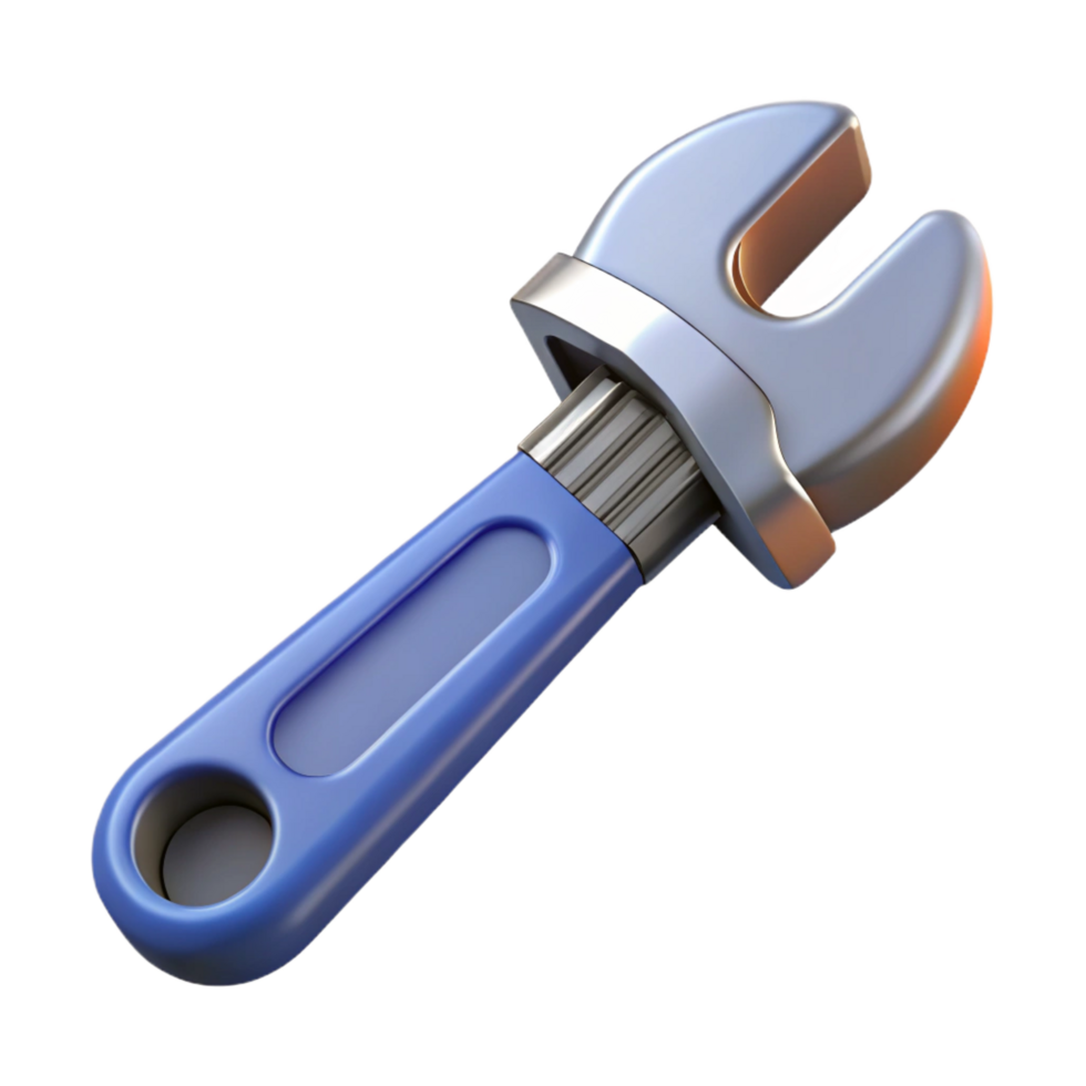 passionate spectacular Wrench, adjustable, NO BACKGROUND with Transparent Background. fine detail png