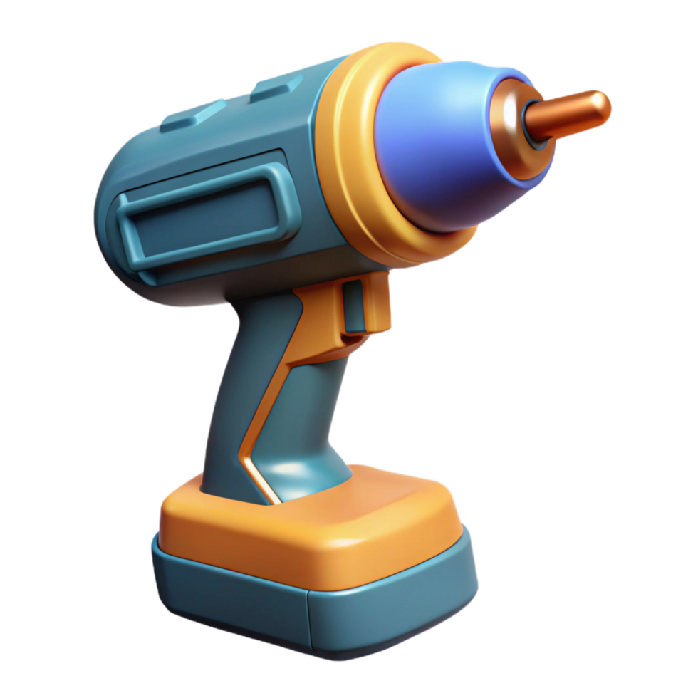 fascinating notable Drill, cordless, NO BACKGROUND with Transparent Background. png