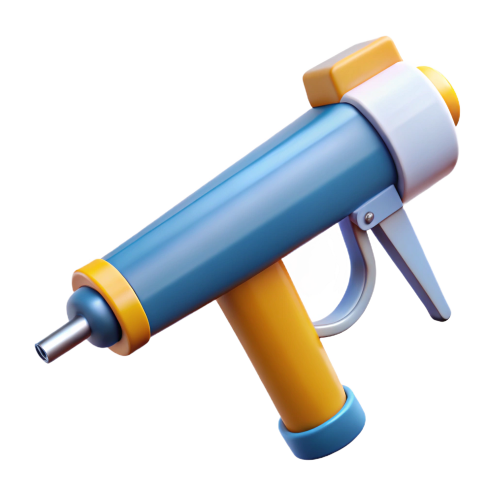 intense picturesque Caulk gun, NO BACKGROUND with Transparent Background. 4K png