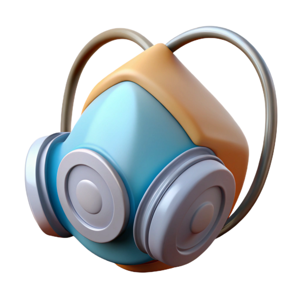 immaculate nordic Dust mask, NO BACKGROUND with Transparent Background. fine detail png