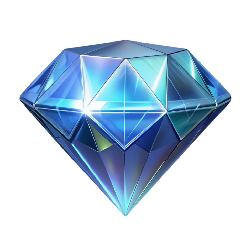 notable geometric A single, perfect diamond, sparkling brilliantly. NO BACKGROUND with Transparent Background. fine detail png