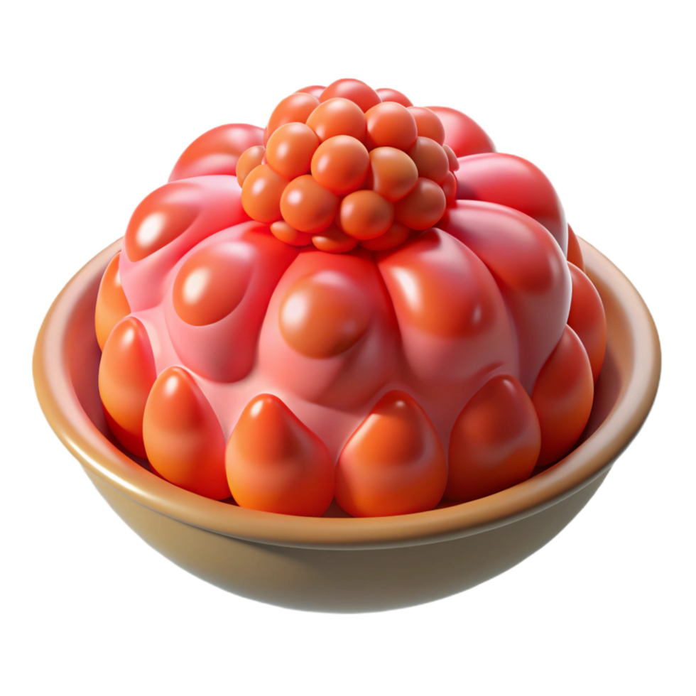 standout futuristic Ambrosia, food of the gods NO BACKGROUND with Transparent Background. museum quality png