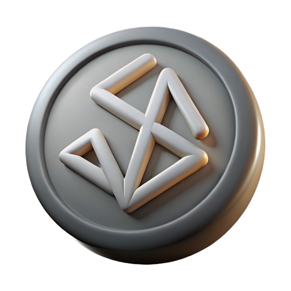 mysterious enchanting Runes, ancient Germanic alphabet symbols NO BACKGROUND with Transparent Background. luxury png
