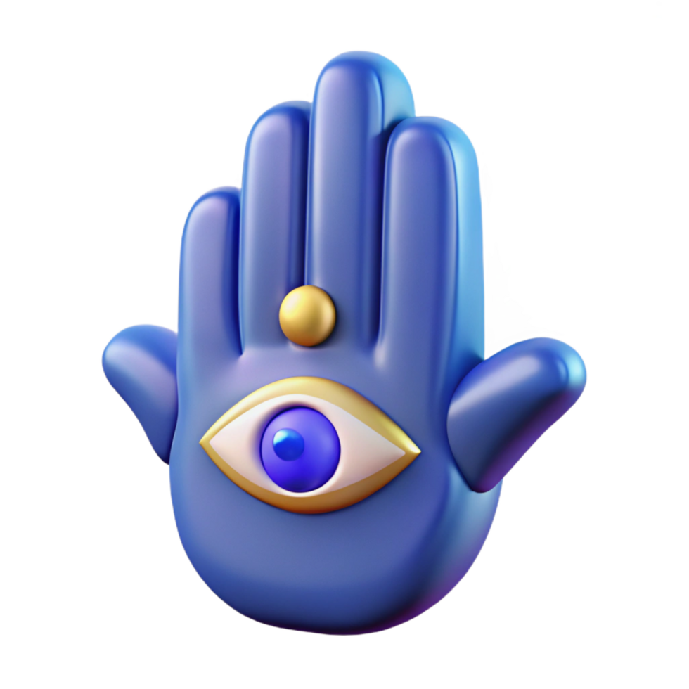 mesmerizing remarkable Hamsa Hand, amulet for protection NO BACKGROUND with Transparent Background. png