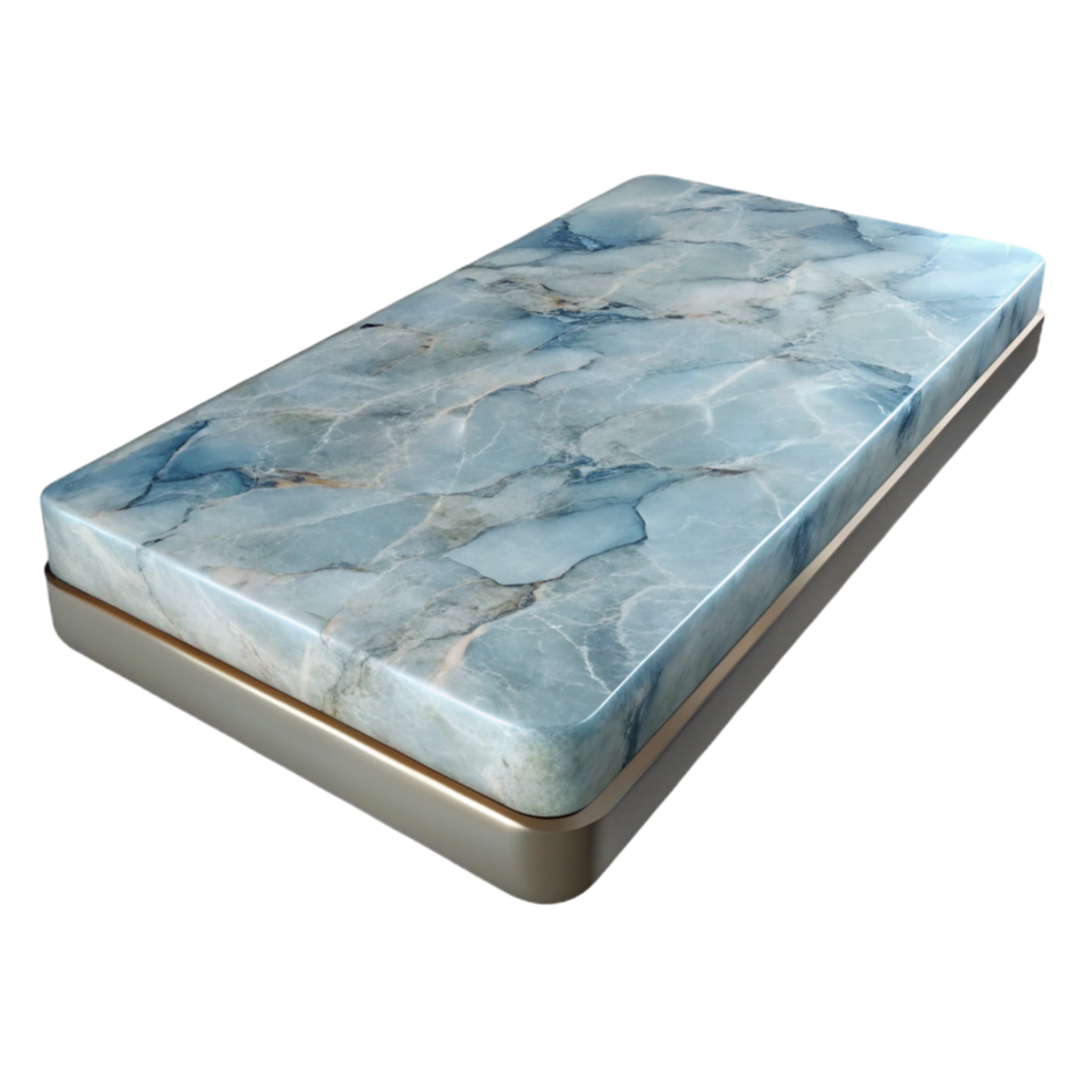 radiant retro Marble countertop slab, NO BACKGROUND with Transparent Background. high resolution png