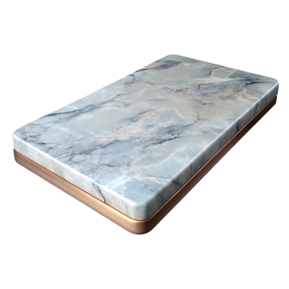 nostalgic immaculate Marble countertop slab, NO BACKGROUND with Transparent Background. exclusive png