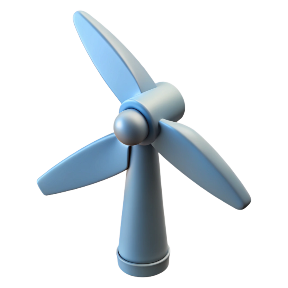 intense serene Wind turbine blade, NO BACKGROUND with Transparent Background. ultra HD png