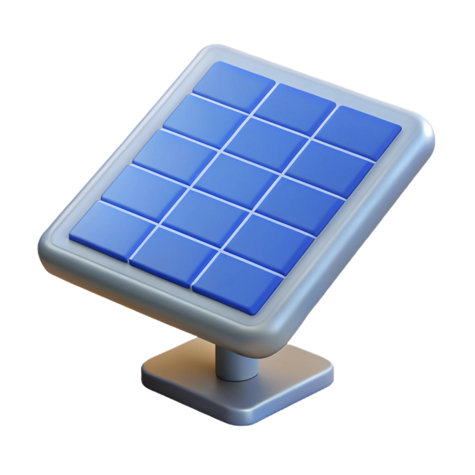 unforgettable coastal Solar panel, NO BACKGROUND with Transparent Background. professional png