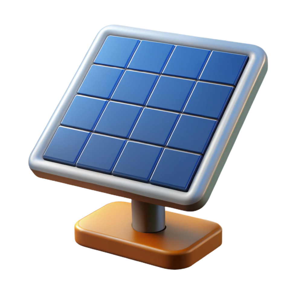 magnificent coveted Solar panel, NO BACKGROUND with Transparent Background. png