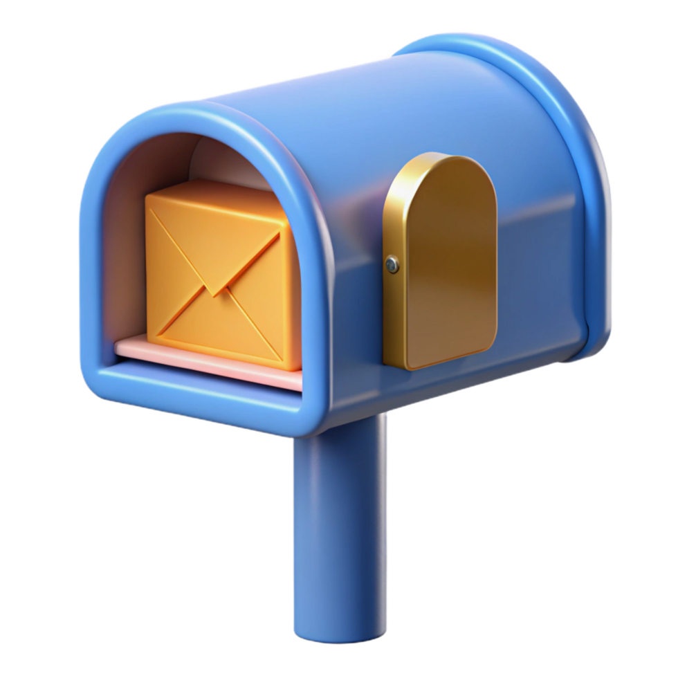 sought-after rustic Modern mailbox, NO BACKGROUND with Transparent Background. perfect clarity png
