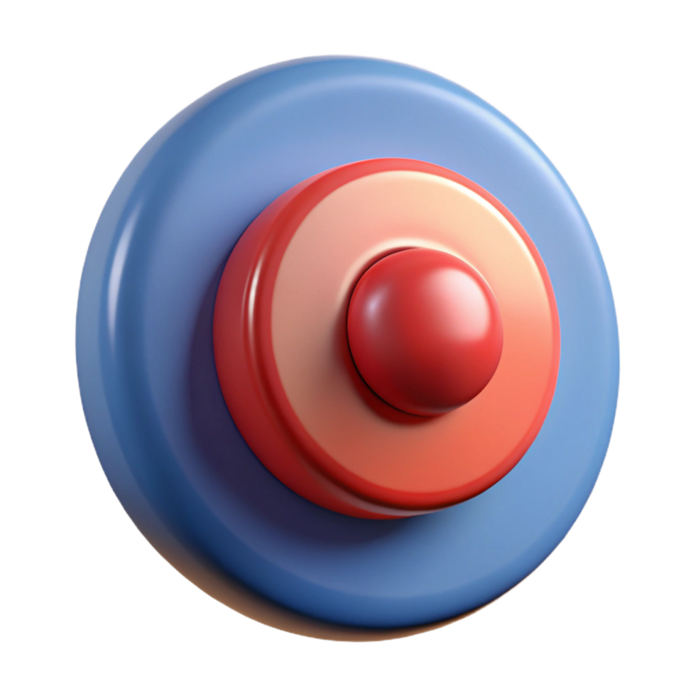 unparalleled baroque Doorbell button, NO BACKGROUND with Transparent Background. 8K png
