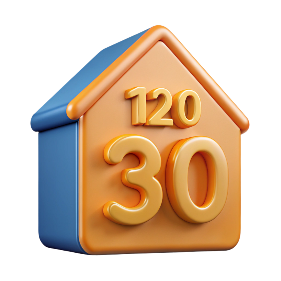 pristine unforgettable House number plaque, NO BACKGROUND with Transparent Background. png
