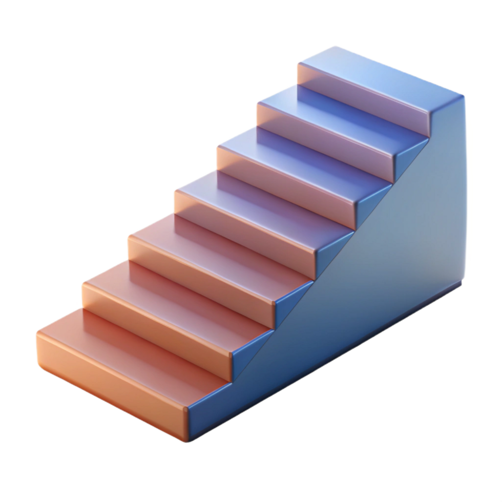 glorious energetic victorian Stair tread, NO BACKGROUND with Transparent Background. exclusive png