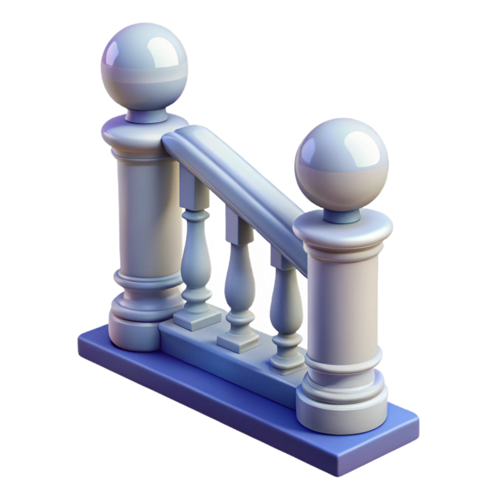majestic coveted Railing baluster, NO BACKGROUND with Transparent Background. png