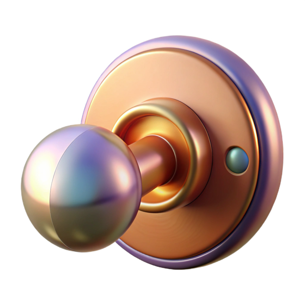 gorgeous victorian Doorknob, NO BACKGROUND with Transparent Background. top-tier png