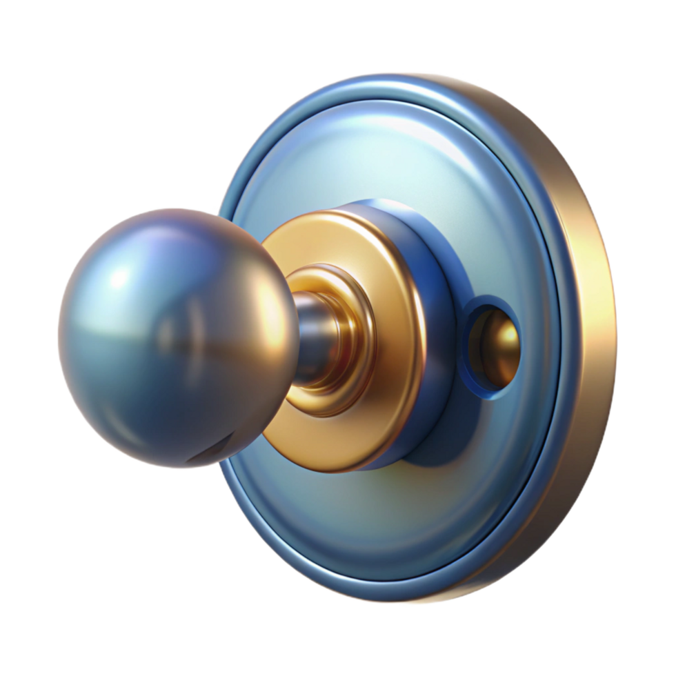 mesmerizing distinctive Doorknob, NO BACKGROUND with Transparent Background. png