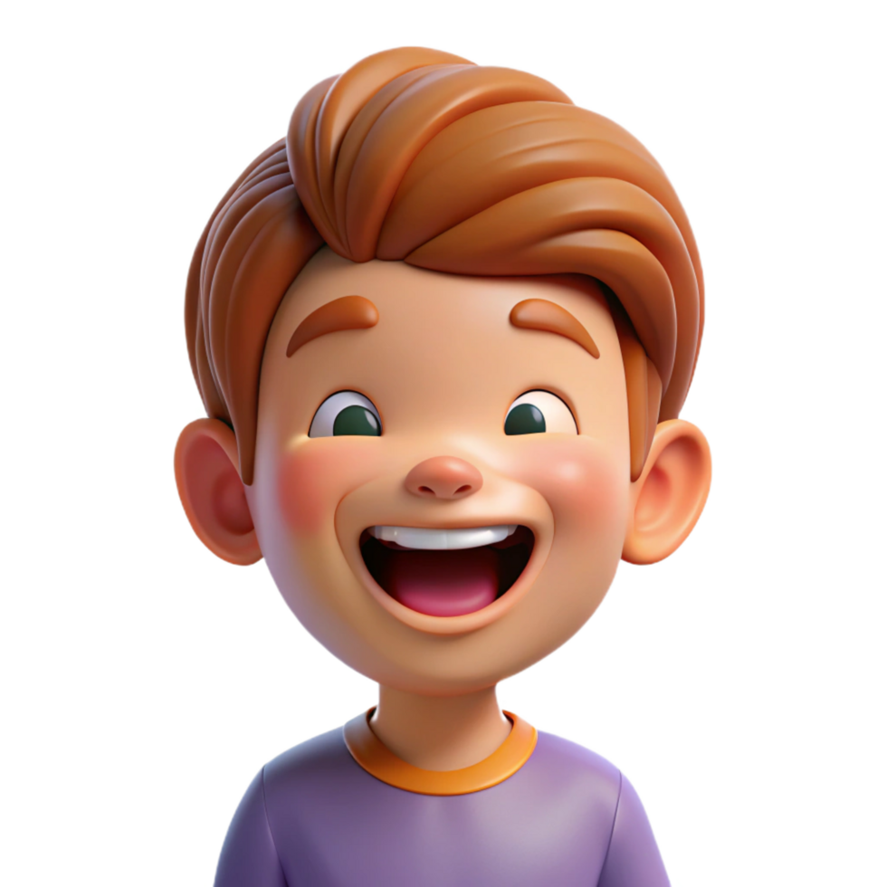 spectacular mysterious impressionist Happy child, laughing, playful expression, NO BACKGROUND with Transparent Background. professional png
