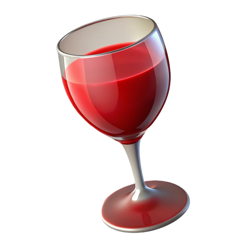 timeless creative Wine glass, red wine, filled, NO BACKGROUND with Transparent Background. perfect clarity png