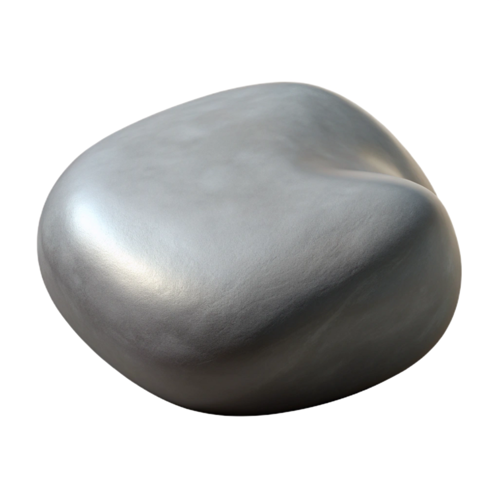 picturesque intense gothic Smooth grey river stone NO BACKGROUND with Transparent Background. genuine png