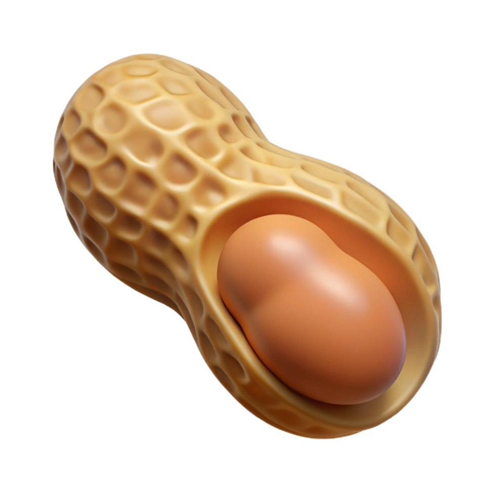 picturesque playful classic Peanut in shell NO BACKGROUND with Transparent Background. genuine png