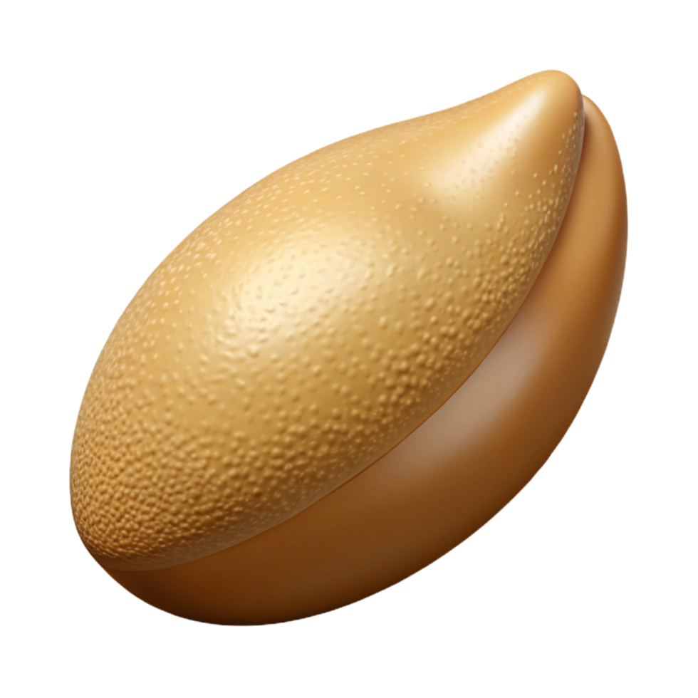 signature futuristic Sesame seed, single. NO BACKGROUND with Transparent Background. artisan png