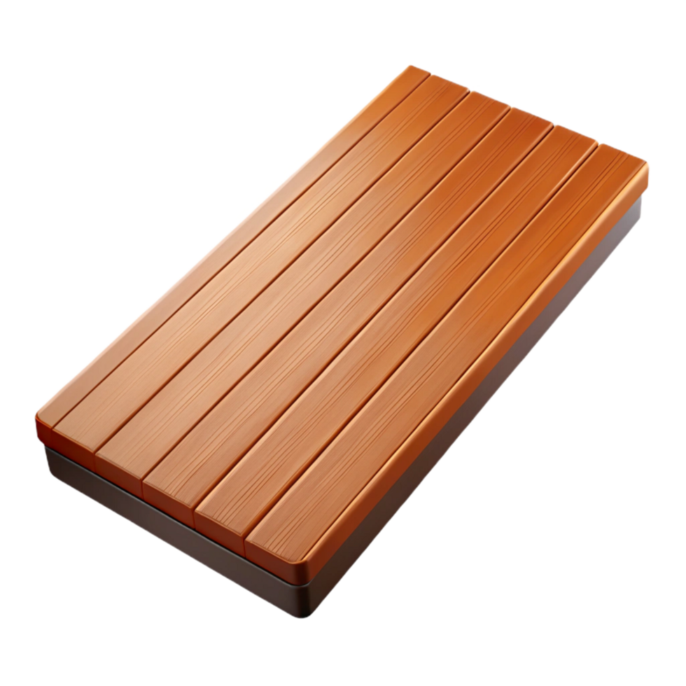 peaceful glorious Wooden floor plank NO BACKGROUND with Transparent Background. handcrafted png