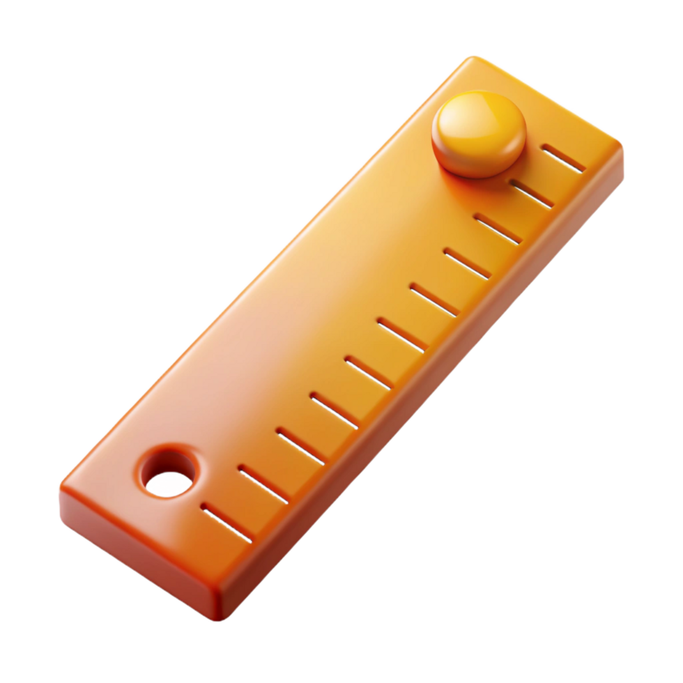 pristine elegant Level tool NO BACKGROUND with Transparent Background. 8K png