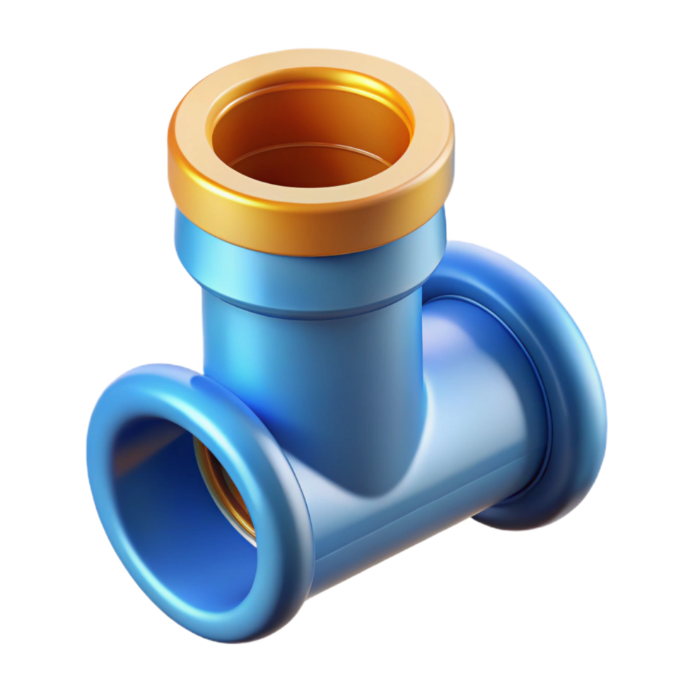 intense captivating Plumbing pipe fitting NO BACKGROUND with Transparent Background. exclusive png