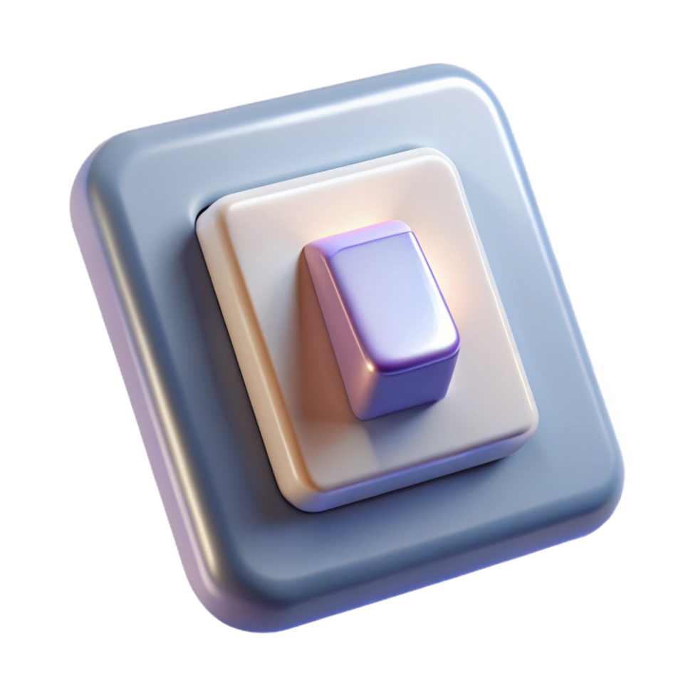 majestic dynamic artistic Light switch NO BACKGROUND with Transparent Background. luxury png
